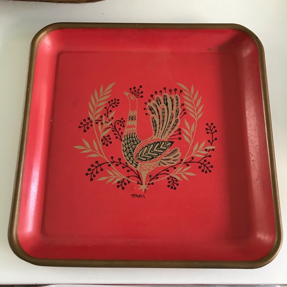 Vintage Maxey Metal Tray - Picture 1 of 2